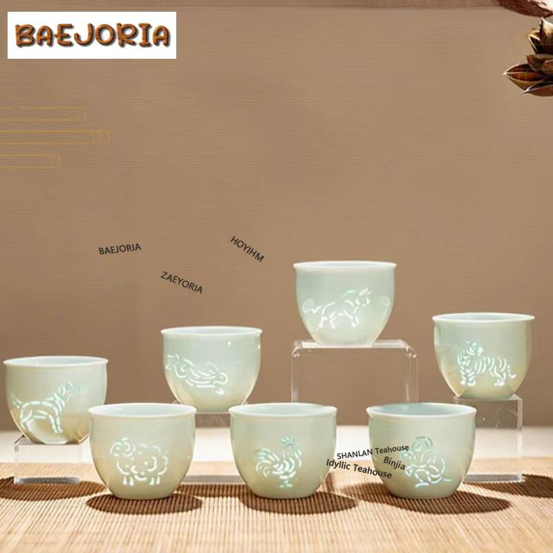 Celadon Ceramic Cup - Tasse à thé exquise en céladon