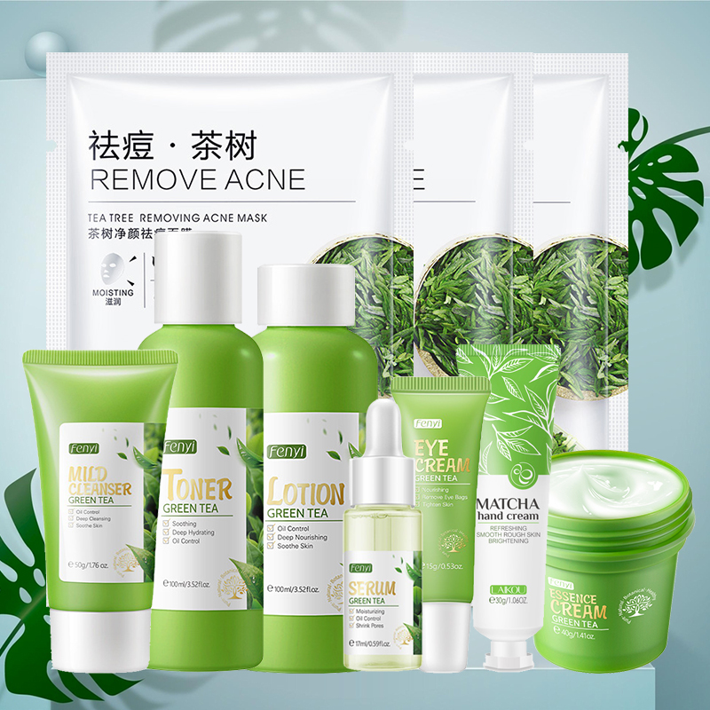 Korean Tea Set - Kit de produits pour le visage