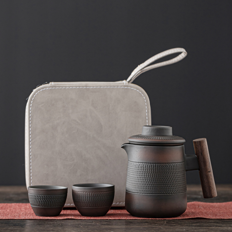 Korean Tea Set - Service à thé rétro en poterie