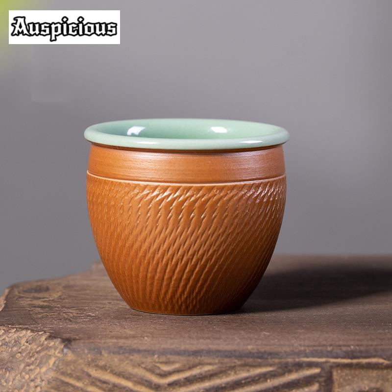 Celadon Ceramic Cup - Tasse à thé en céramique faite