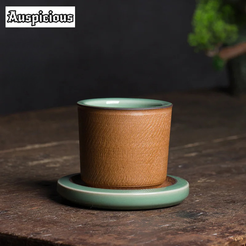 Celadon Ceramic Cup - Longquan-Tasse à thé en céladon faite
