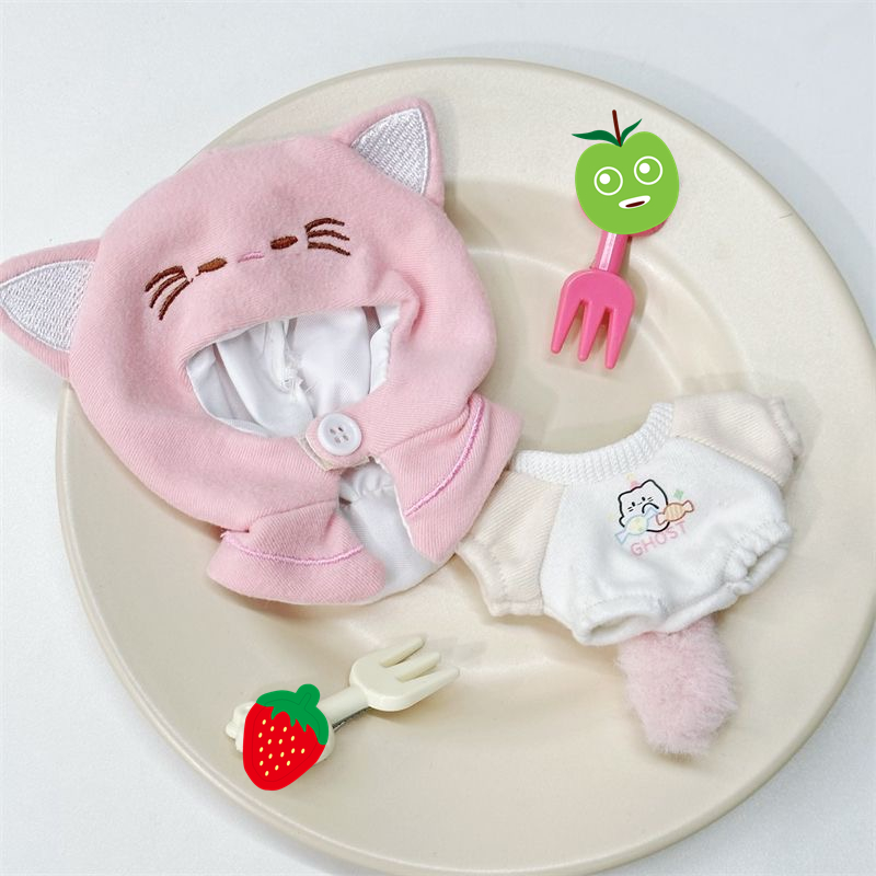 Korean Girl Lifestyle - Poupée en coton avec oreilles de