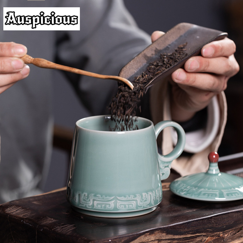 Tasse à café à motif Bronze Lo - Celadon Ceramic Cup avis et prix