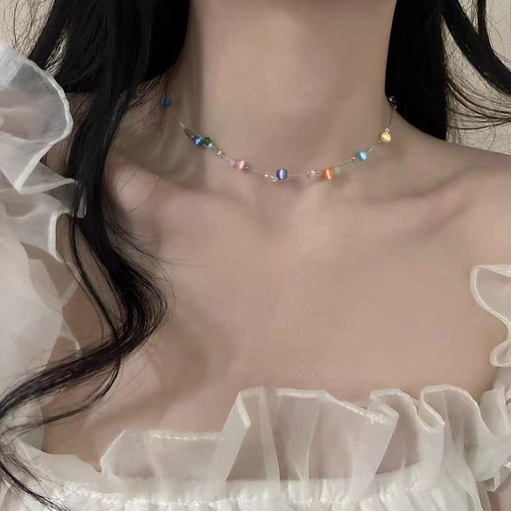 Collier tendance en alliage st - Korean Girl Lifestyle avis et prix