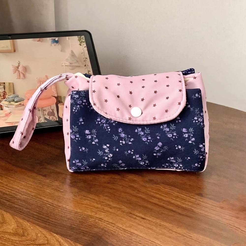 Pochette de maquillage florale - The Korean Lifestyle avis et prix