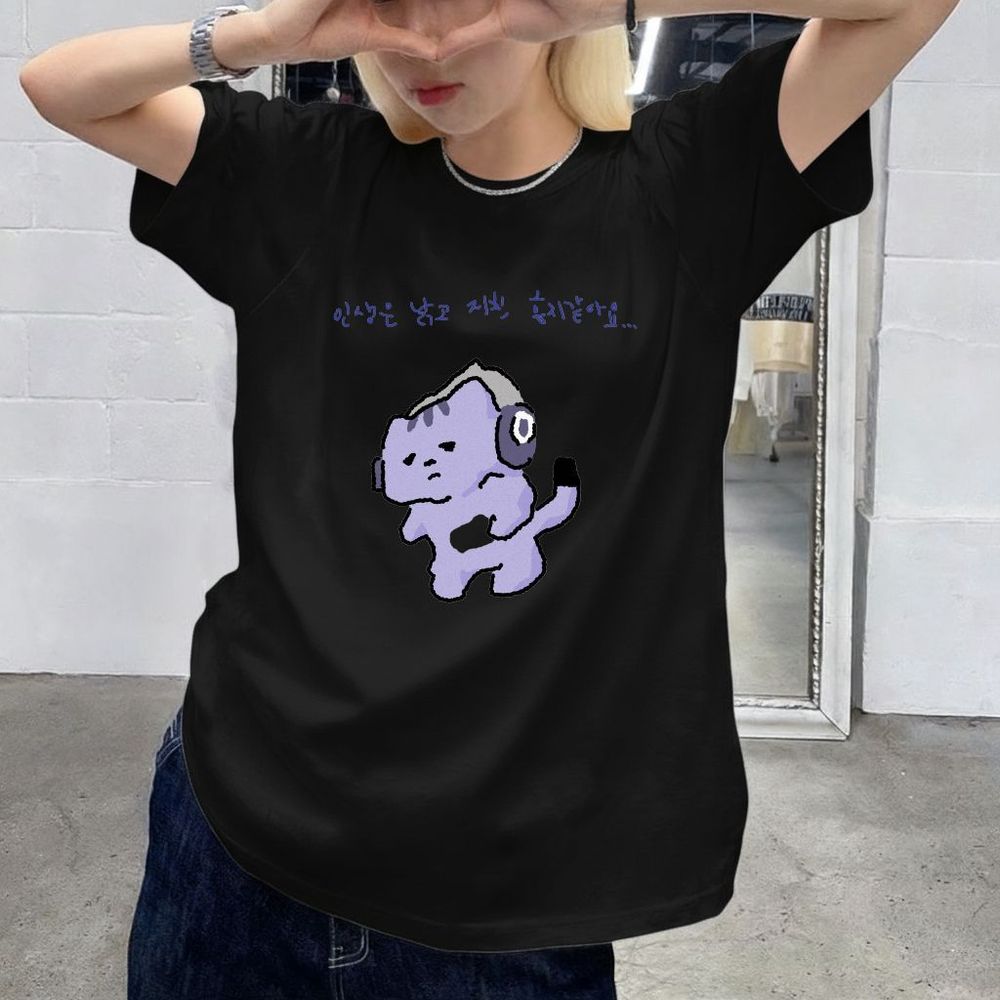 T-shirt avec impression de tex - The Korean Lifestyle avis et prix