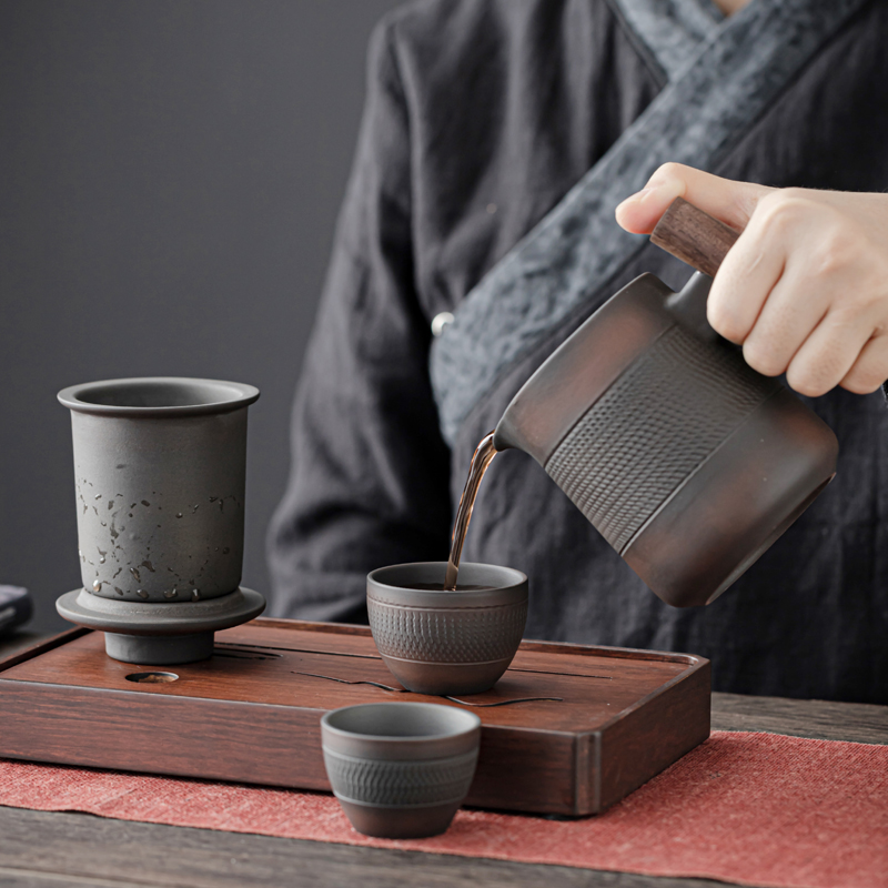 Service à thé rétro en poterie - Korean Tea Set avis et prix