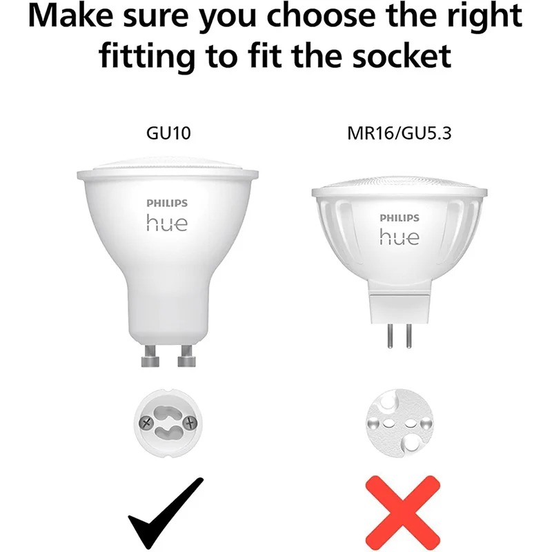 Philips Hue GU10 Spot LED inte - Philips Bulb Hue avis et prix