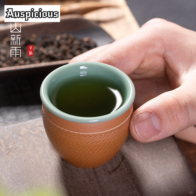 Tasse à thé en céramique faite - Celadon Ceramic Cup avis et prix