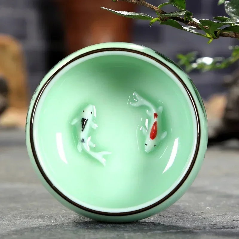 Tasse à thé en céramique, 1 pi - Celadon Ceramic Cup avis et prix